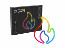 MANTA RGB FLAME, LED Neon plexi dekorácia