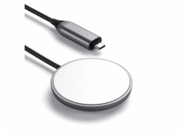 Satechi Magnetic Wireless Charging Cable space gray