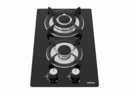 IsEasy MGBG-312A dvouzónový plynový sporák se skleněným panelem