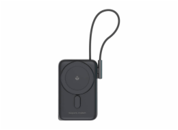 Choetech B735 magnetic powerbank 10000mAh 20W PD + USB-C cable (black)