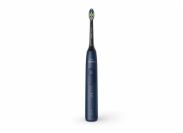 Philips Sonicare 5500 HX7119/01 sonický zubní kartáček, 2 kusy, cestovní pouzdra, bílá a námořnická modrá