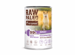 RAW PALEO Duoprotein Duck & Boar Adult - vlhké krmivo pro psy - 400g