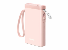 Nelko P21 thermal label printer (pink)