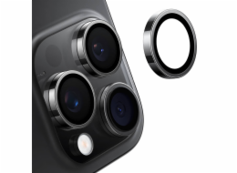 Sklíčko na fotoaparát Lensguard pro iPhone 16 Pro Max (černé)