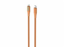 Havit CB6255 - Nabíjecí kabel USB typu C na Lightning, 1 m (oranžový)