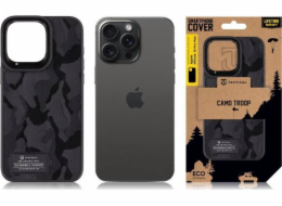 Tactical  Camo Troop Cover pro Apple iPhone 15 Pro Max Black standard