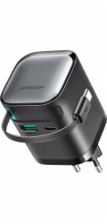 Power charger with retractable cable 65W Joyroom TCL02 GaN