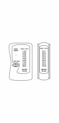 Cable Tester LED RJ 45 / RJ 11 / RJ 12 4581 DATACOM Cable Tester LED (RJ45,12,11)