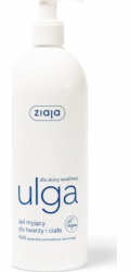 Ziaja Reliéf pro citlivou krémovou tvář a tělesné čisticí gel 400ml dávkovač