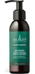 Sukin Super Greens Detoxikační a hydratační krém na obličej 125 ml
