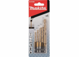 MAKITA SADA VRTÁKŮ DO MET.HSS-CINCH 1/4 HEX 5 ks.
