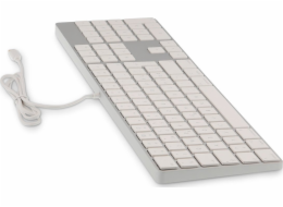 LMP USB-C numerická klávesnice 106 kláves drátová USB-C klávesnice s 1x USB-C a hliníkovým horním krytem – španělština