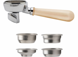 Lelit  - PLA582M Portafilter 58mm s dvojitou hubicí a dřevěnou rukojetí