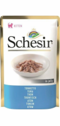 SCHESIR Tuňák v želé - mokré krmivo pro koťata - 85g