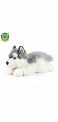 Rappa Plyšový pes husky ležící 30 cm