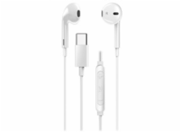 GENIUS sluchátka HS-M365 headset, mikrofon, USB-C, bílá