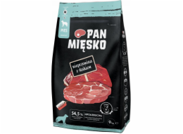 PAN MIESKO  Vepřové maso s divočákem M - suché maso pro psy - 9kg