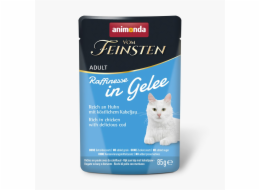 ANIMONDA Vom Feinsten Adult Raffinesse v želé bohatá na kuře s treskou - mokré krmivo pro kočky - 85 g