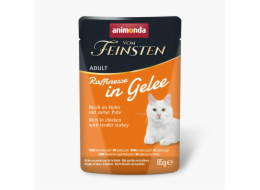 ANIMONDA Vom Feinsten Adult Raffinesse v želé bohaté na Kuře s Krůtou - mokré krmivo pro kočky - 85g