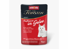 ANIMONDA Vom Feinsten Adult Raffinesse v želé bohaté na Kuře s Hovězím - mokré krmivo pro kočky - 85g