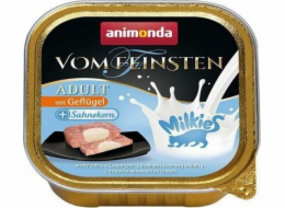 ANIMONDA Vom Feinsten Adult Milkies s drůbeží a smetanovou náplní - mokré krmivo pro kočky - 100g