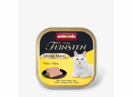 ANIMONDA Vom Feinsten Adult Mildes Menu Turkey with cheese - mokré krmivo pro kočky - 100g