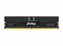 Kingston FURY Renegade Pro - DDR5 - sada - 128 GB: 4 x 32 GB - DIMM 288-pin - 6400 MHz / PC5-51200 - CL32 - 1.4 V - registrovaná - ECC - černá