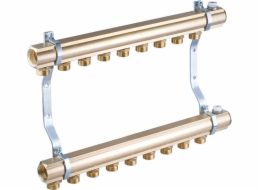 Perfexim Brass rozdělovač 10 okruhů s vsuvkami (30-102-1000-001)