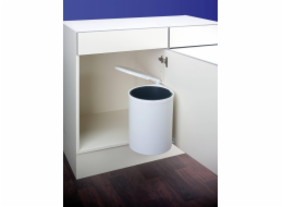 Odpadkový koš Wesco Odpadkový koš s otevíráním dveří RONDO, 13l, bílá Wesco