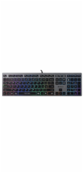 A4Tech FX60, (barevné podsvícení), šedá, CZ/SK