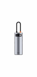 Baseus dokovací stanice 7v1 USB-C (USB-C PD 100W, USB-C, 2x USB 3.0, HDMI, SD/TF port) šedá