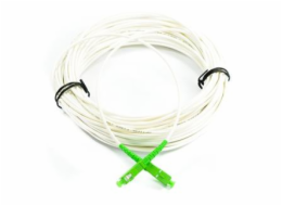 SC/APC - SC/APC simplex 9/125 SM 20m arm.bílý 3mm B3 LSZH