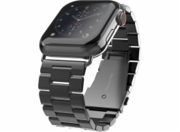 Kovový řemínek Swissten pro Apple Watch 38-40 mm černý
