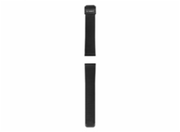 Garett řemínek 20 mm, černý kovový, typ Mesh