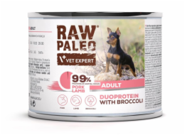 RAW PALEO Duoprotein Pork & Lamb Adult - vlhké krmivo pro psy - 200g