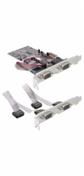 DeLOCK PCI Express karta > 4x sériová, karta rozhraní