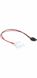 DeLOCK Power 4p St-> SATA 6p (24 cm)