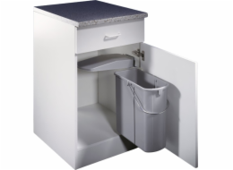 Odpadkový koš Wesco Odpadkový koš s dvířky, 19l, šedý Vario 1 Wesco