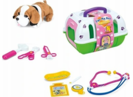 Omega Toys Set Doctor Dog v přepravce zelené 32088