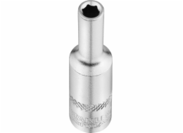 Stanley Long objímka 1/4 6 hrotů 4mm vroubkovaná matná - vč.