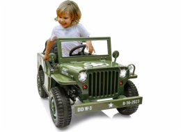 Jamara  Ride-on Jeep Willys MB Army grün 3+