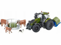TOMY Britains Metalic Green Valtra set 43323