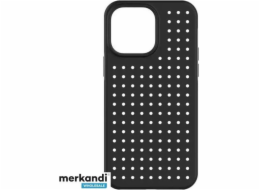Sada pouzdra Pinit Pinit Dynamic + Emoji Pin pro iPhone 14 Pro Max 6,7" černo/černý vzor 1