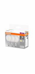 LED lampa Osram P40, 4W, E14, 2700K, 470lm, 3 ks.