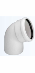 Koleno pro vnitřní kanalizaci Magnaplast Skolan, 58 mm, 45°