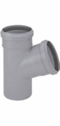 T-kus pro vnitřní kanalizaci HTplus, O 75 / 75 mm, 67°