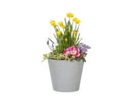Hrnec Scheurich Stony Grey, plast, H 39 cm, šedý