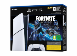 Sony PlayStation 5 Slim Digital Edition - Fortnite Cobalt Star Bundle, herní konzole