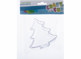 Craft with Fun ORGAMENT BN PLAST VÁNOČNÍ STROMEK 10CM 1KS CF PBH 12/192