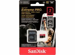 SanDisk microSDXC 2TB Extreme PRO SDSQXCD-2T00-GN6MA + adaptér